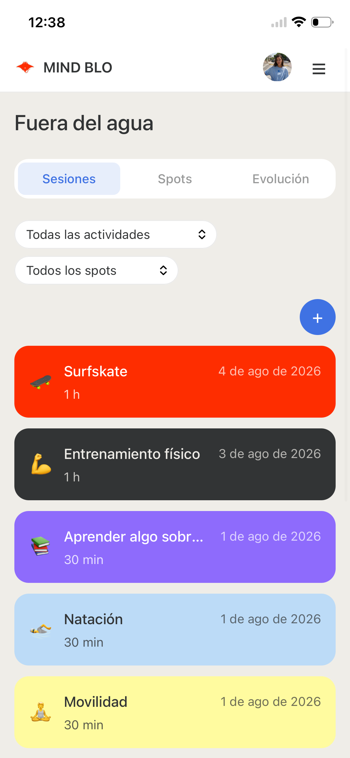 Captura de la app Mind Blower
